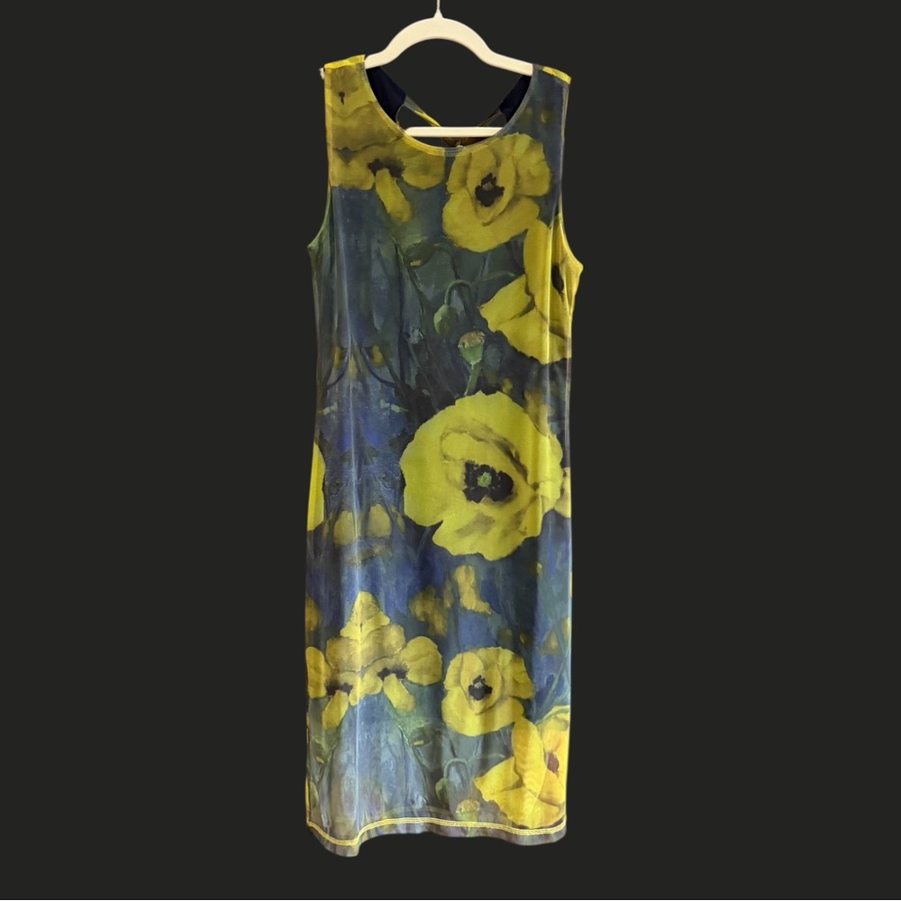 NALLY & MILLIE Mesh Bodycon‎ Floral Midi Dress S